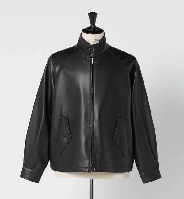 UNITED ARROWS green label relaxing「＜BARACUTA＞レザーライク G4 ブルゾン」|ブルゾン・スタジャン|BLACK