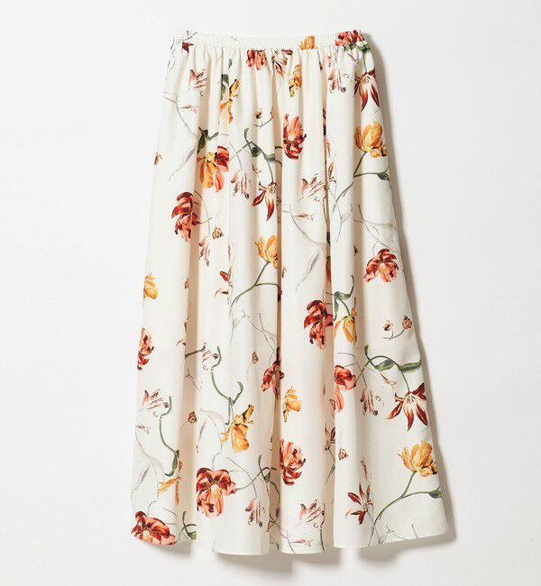 EMMEL REFINES「＜EMMEL REFINES＞EM ミディアムフラワープリント ボリューム スカート」|スカート|