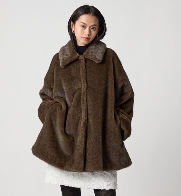 EMMEL REFINES「＜EMMEL REFINES＞EM フェイクファー ミディアム コート」|その他|