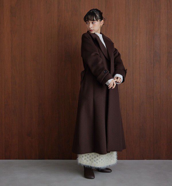 EMMEL REFINES「＜EMMEL REFINES＞EM ベルテッド フレア ロングコート」|その他|