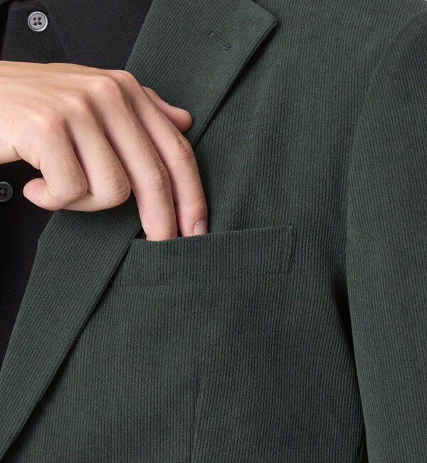 UNITED ARROWS green label relaxing「A+ コーデュロイ 2B スタンダード 2P ジャケット -ウォッシャブル、ストレッチ-」|テーラードジャケット|