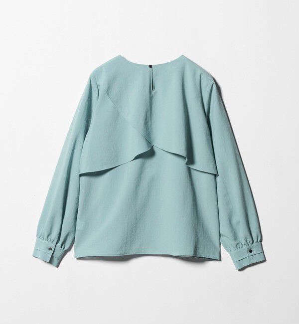 UNITED ARROWS green label relaxing「ケープ ロングスリーブ ブラウス」|シャツ・ブラウス|