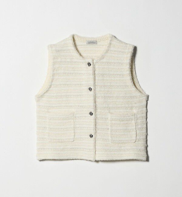 UNITED ARROWS green label relaxing「ミックスツイードライク ニット ジレ ベスト」|ベスト・ジレ|