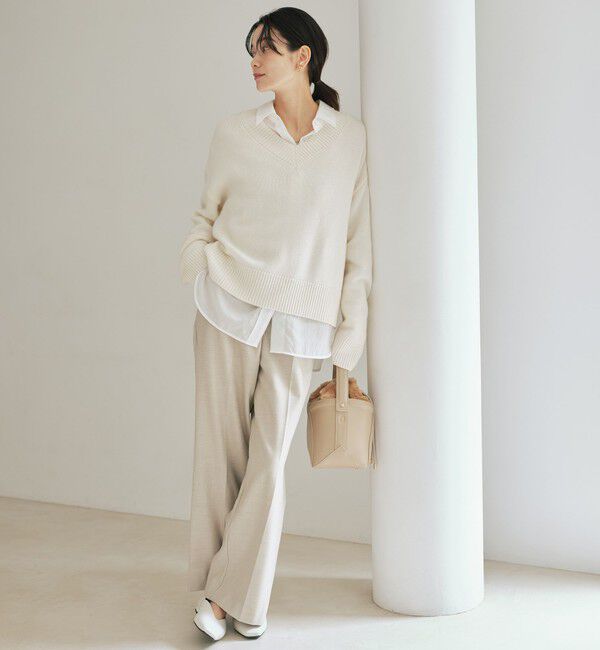 UNITED ARROWS green label relaxing「［size SHORT/TALLあり］ニーハイフレアパンツ ウラキモウ」|その他|