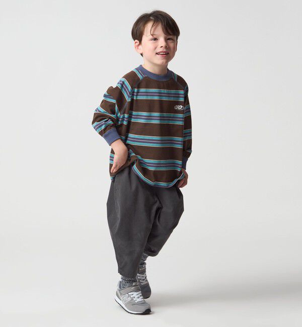 UNITED ARROWS green label relaxing「【別注】＜UNIVERSAL OVERALL＞ボーダー プルオーバー / キッズ  100cm-130cm」|Tシャツ・カットソー|