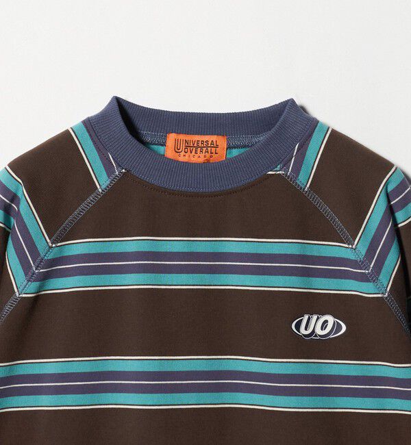 UNITED ARROWS green label relaxing「【別注】＜UNIVERSAL OVERALL＞ボーダー プルオーバー / キッズ  100cm-130cm」|Tシャツ・カットソー|