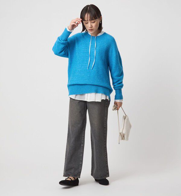 UNITED ARROWS green label relaxing「アルパカブレンド クルーネック プルオーバー ニット」|ニット・セーター|