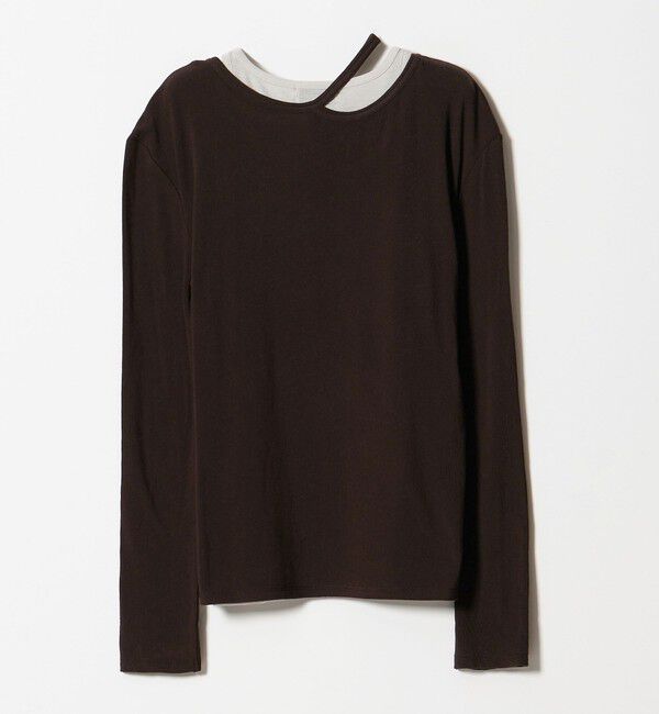 EMMEL REFINES「＜EMMEL REFINES＞EM カットアウト レイヤーセット カットソー」|Tシャツ・カットソー|