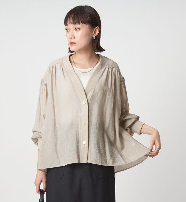 UNITED ARROWS green label relaxing「R/NY カーディガン ブラウス」|シャツ・ブラウス|