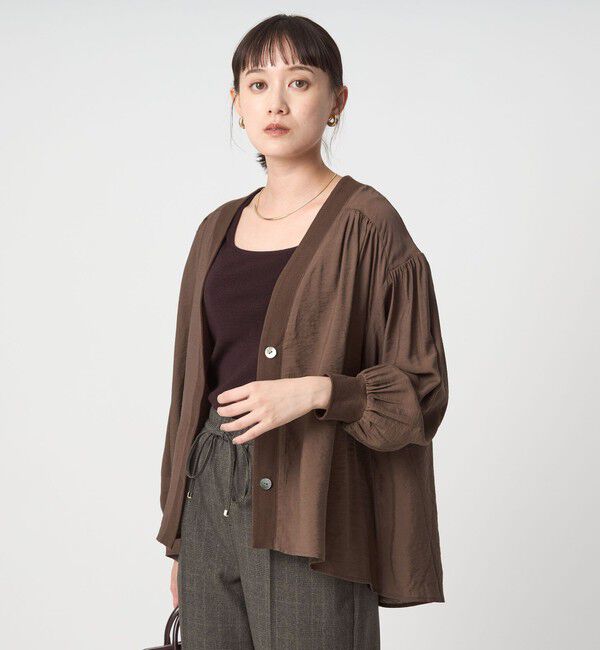 UNITED ARROWS green label relaxing「R/NY カーディガン ブラウス」|シャツ・ブラウス|MD.BROWN