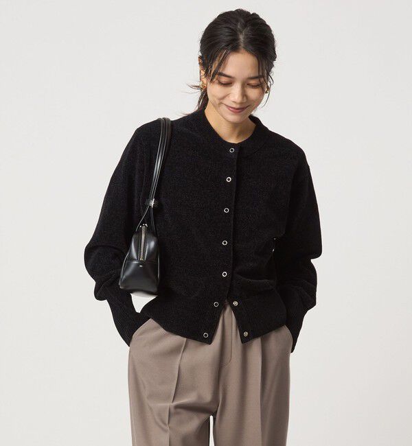 UNITED ARROWS green label relaxing「モールヤーン クルーネック カーディガン ウォッシャブル」|カーディガン|