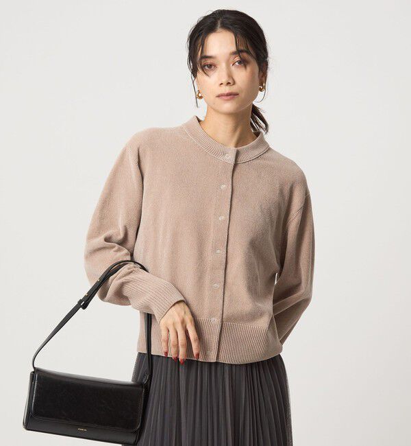 UNITED ARROWS green label relaxing「モールヤーン クルーネック カーディガン ウォッシャブル」|カーディガン|