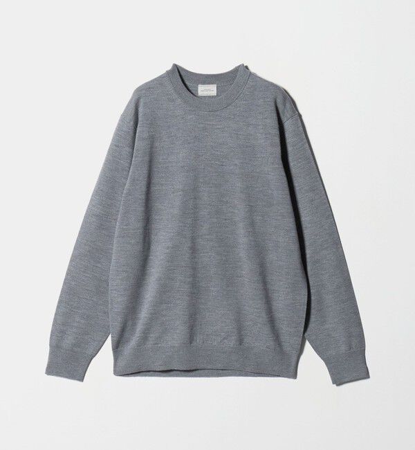 UNITED ARROWS green label relaxing「Super 120's ハイゲージ クルーネック ニット」|ニット・セーター|