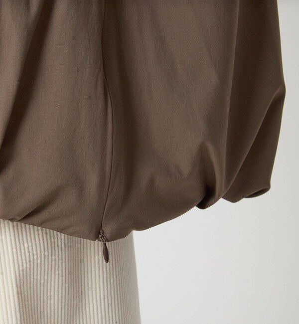 UNITED ARROWS green label relaxing「［size SHORTあり］パフィー ノーカラー ブルゾン 撥水 保温性 ウォッシャブル」|ブルゾン・スタジャン|