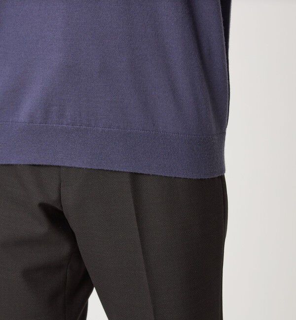 UNITED ARROWS green label relaxing「Super 120's ハイゲージ ニット ポロシャツ」|ニット・セーター|