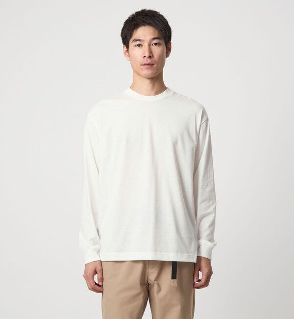 UNITED ARROWS green label relaxing「メッシュ レイヤード クルーネック ニット」|ニット・セーター|