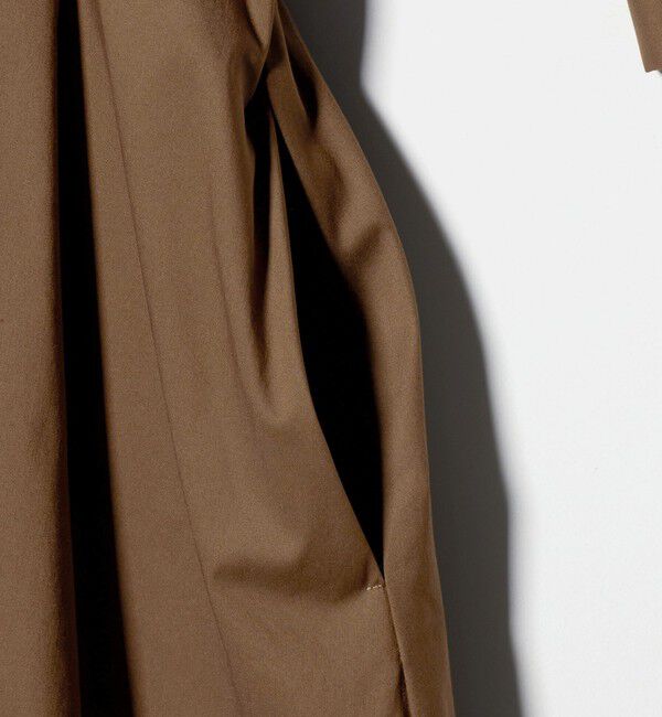 UNITED ARROWS green label relaxing「シャツ襟 フィット＆フレア タックスリーブ ワンピース」|ワンピース|