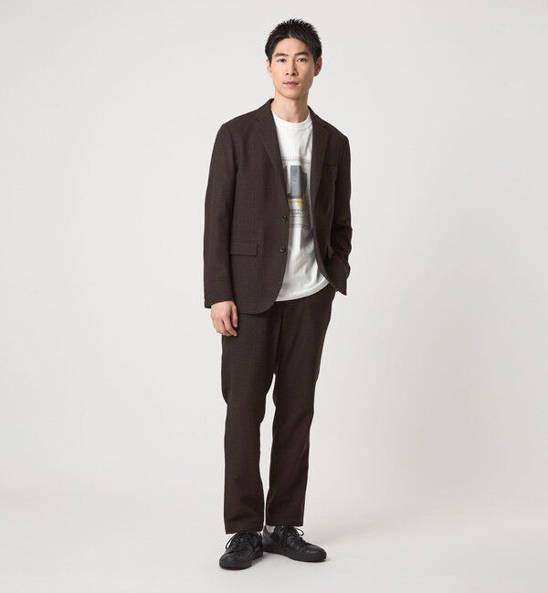 UNITED ARROWS green label relaxing「ウォッシャブル ホームスパン ナロー ジャケット -ストレッチ-」|テーラードジャケット|