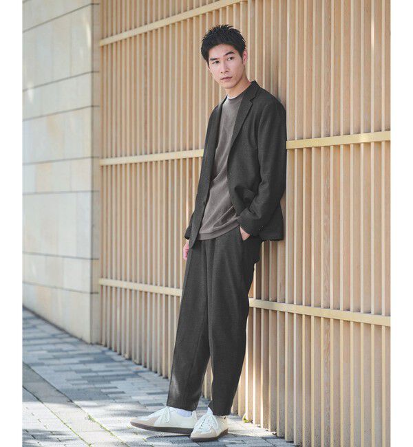 UNITED ARROWS green label relaxing「ウォッシャブル フラノ ツイル リラックス ジャケット -ストレッチ-」|テーラードジャケット|