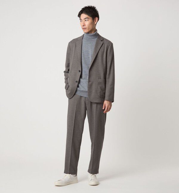 UNITED ARROWS green label relaxing「ウォッシャブル フラノ ツイル リラックス ジャケット -ストレッチ-」|テーラードジャケット|