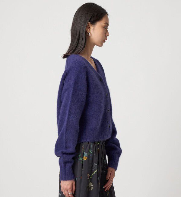 EMMEL REFINES「＜EMMEL REFINES＞EM FOX/W/CA Vネック カーディガン」|カーディガン|