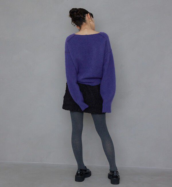 EMMEL REFINES「＜EMMEL REFINES＞EM FOX/W/CA ニットプルオーバー」|ニット・セーター|