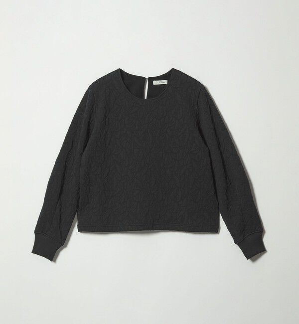 UNITED ARROWS green label relaxing「フクレジャカード プルオーバー カットソー」|Tシャツ・カットソー|BLACK