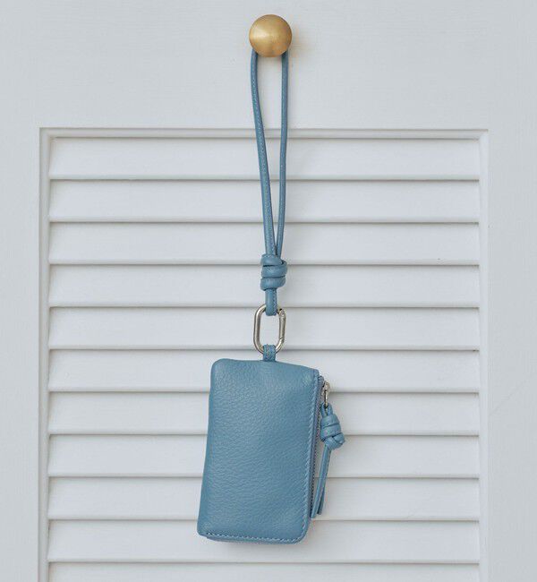 UNITED ARROWS green label relaxing「【別注】＜perche＞2WAY ストラップ カードケース 」|名刺入れ・カードケース|LT.BLUE