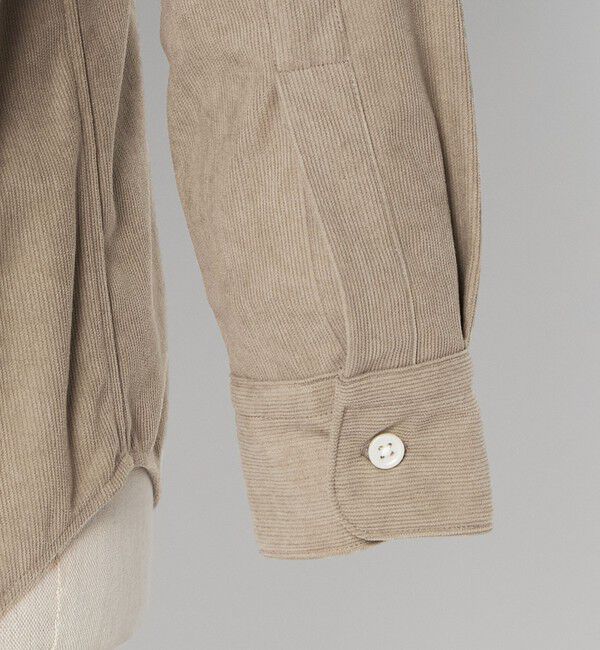 UNITED ARROWS green label relaxing「DC ポリエステル コーデュロイ オーバー シャツ」|シャツ・ブラウス|