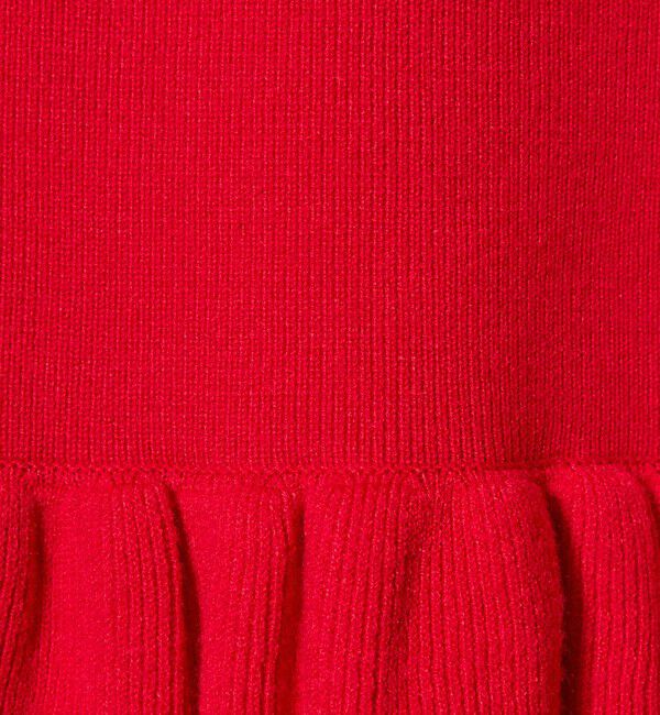 EMMEL REFINES「＜EMMEL REFINES＞EM スソダブルフリル ニットプルオーバー」|ニット・セーター|