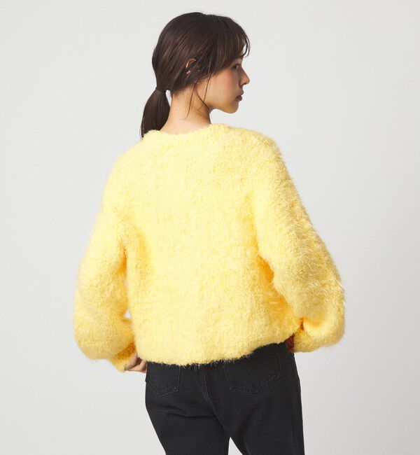 EMMEL REFINES「＜EMMEL REFINES＞EM ポコスラブ フラッフィー カーディガン」|カーディガン|