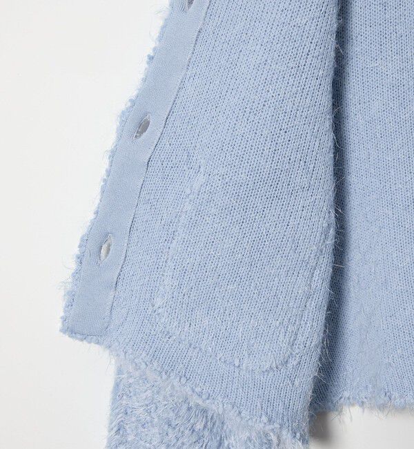 EMMEL REFINES「＜EMMEL REFINES＞EM ポコスラブ フラッフィー カーディガン」|カーディガン|