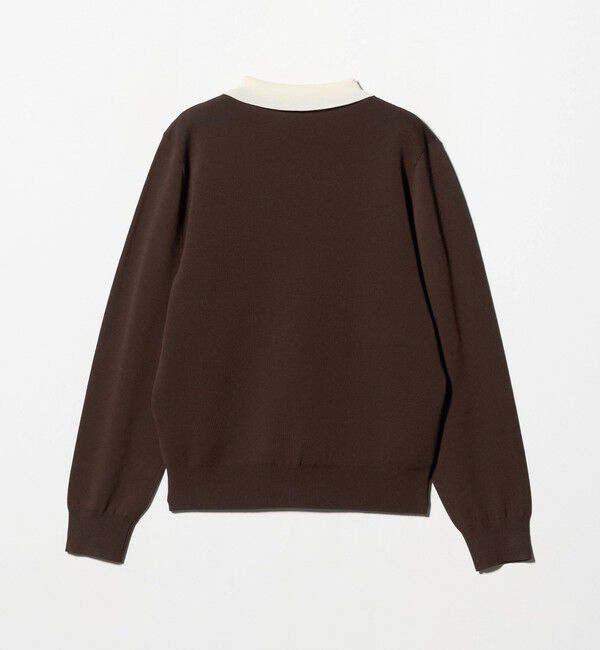 UNITED ARROWS green label relaxing「襟付き ロングスリーブ プルオーバー ニット ウォッシャブル」|ニット・セーター|