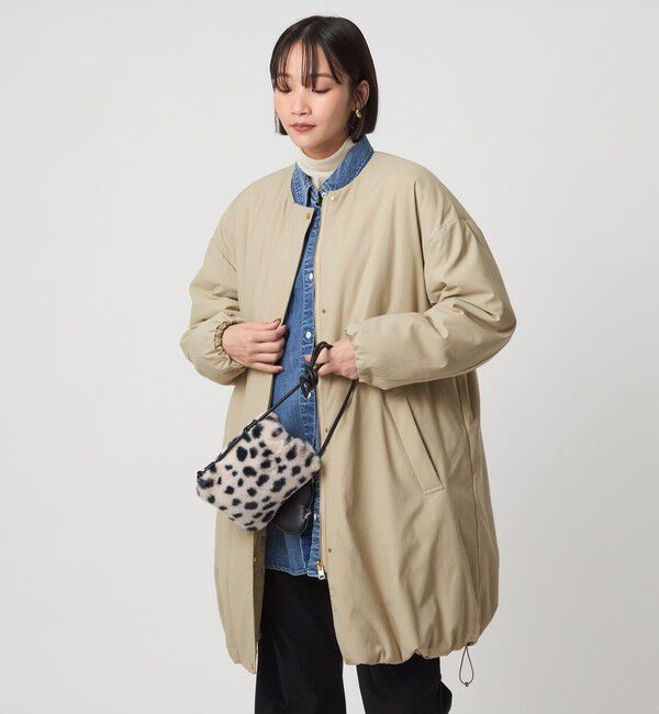 UNITED ARROWS green label relaxing「パフィー リバーシブル コート 撥水 ウォッシャブル」|その他|BEIGE