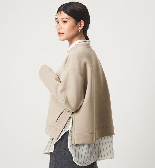 UNITED ARROWS green label relaxing「【WEB限定】＜at ease＞ダンボール スリット プルオーバー カットソー」|Tシャツ・カットソー|MOCA