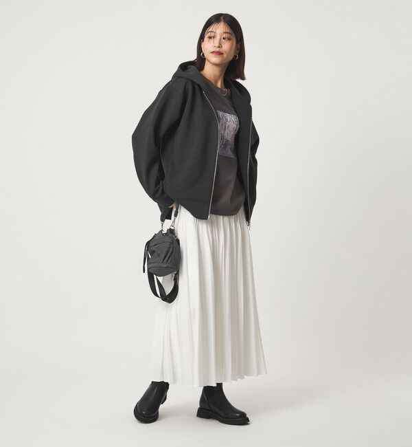 UNITED ARROWS green label relaxing「【WEB限定】＜at ease＞ダンボール ジップ フーディ―」|パーカー|