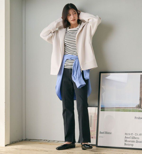 UNITED ARROWS green label relaxing「【WEB限定】＜at ease＞ダンボール ジップ フーディ―」|パーカー|