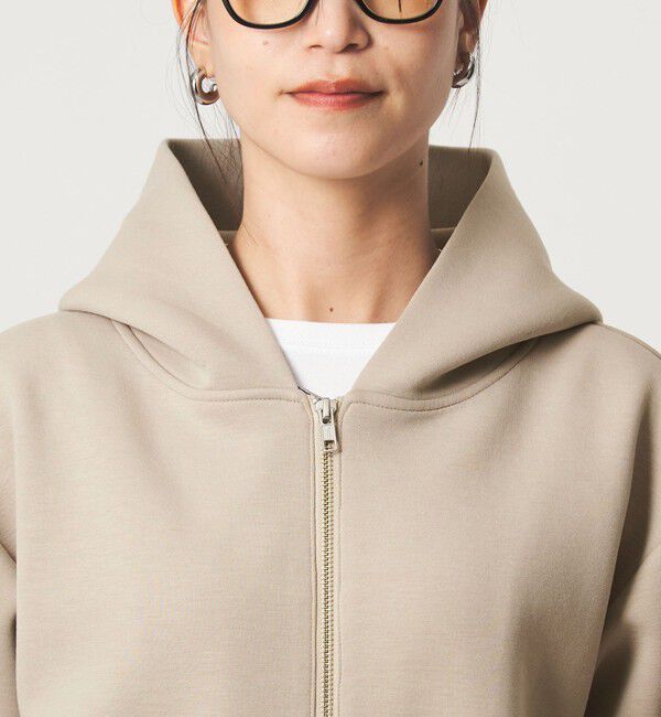 UNITED ARROWS green label relaxing「【WEB限定】＜at ease＞ダンボール ジップ フーディ―」|パーカー|