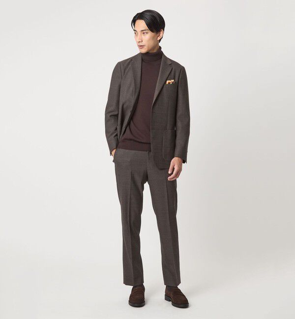 UNITED ARROWS green label relaxing「Super 120&rsquo;s ハイゲージ タートルネック ニット」|ニット・セーター|