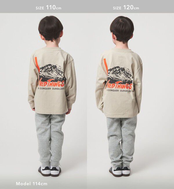 UNITED ARROWS green label relaxing「アクティブパンツ （グレー）/ キッズ  100cm-160cm」|チノ|