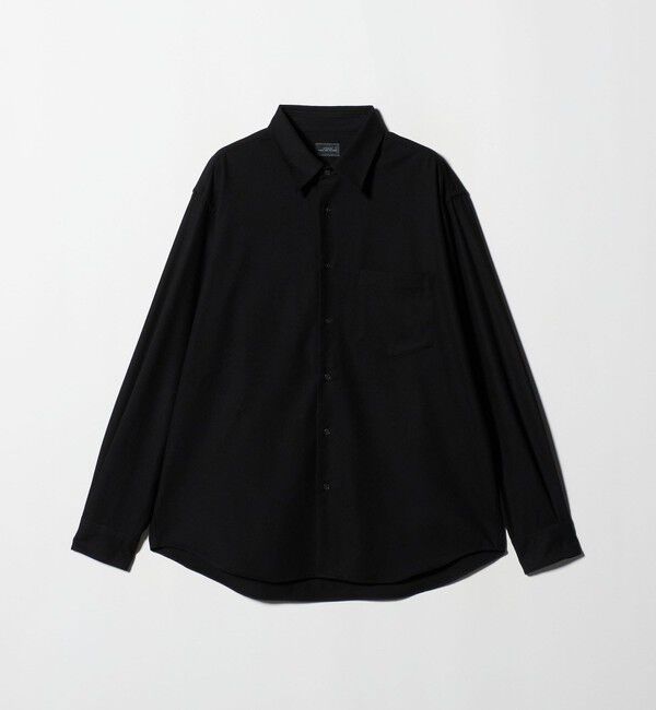 UNITED ARROWS green label relaxing「TRフラノ ジャストルーズ レギュラーカラー シャツ -ストレッチ-」|シャツ・ブラウス|