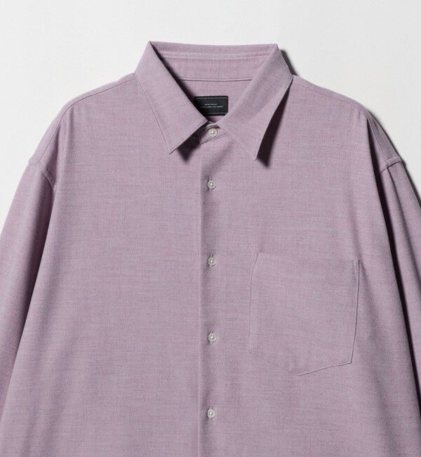 UNITED ARROWS green label relaxing「TRフラノ ジャストルーズ レギュラーカラー シャツ -ストレッチ-」|シャツ・ブラウス|