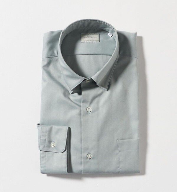 UNITED ARROWS green label relaxing「エブリット Cブラッシュド ヘリンボーン スナップ ボタンダウン シャツ -イージーアイロン・抗菌-」|シャツ・ブラウス|