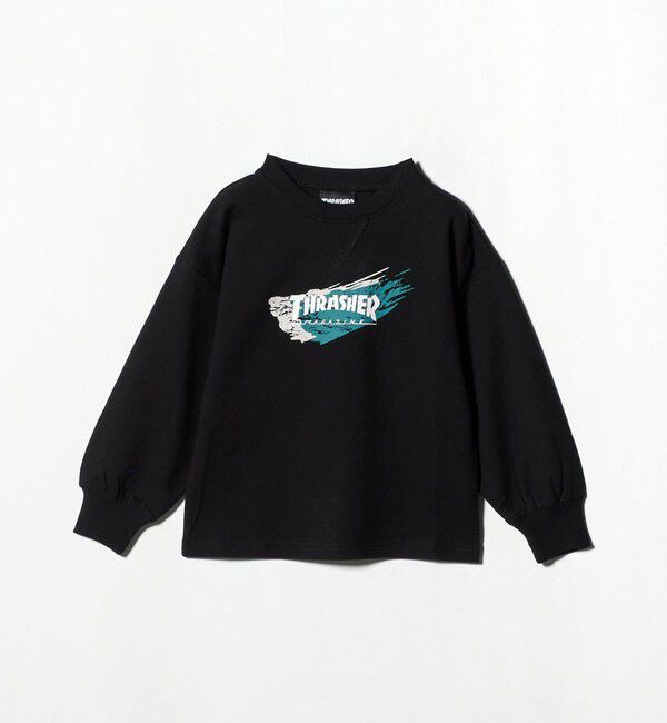 UNITED ARROWS green label relaxing「【別注】＜THRASHER＞プリントスウェット / トレーナー / キッズ  100cm-130cm」|スウェット・ジャージ|BLACK