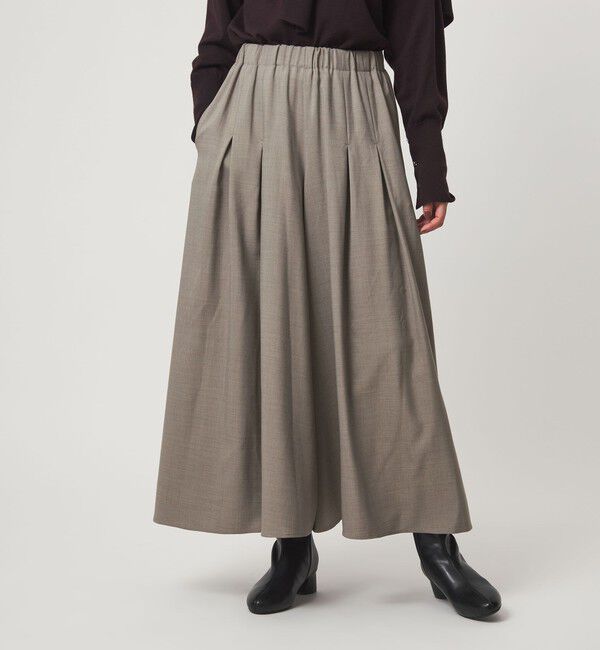 UNITED ARROWS green label relaxing「【WEB限定】＜at ease＞キュロット パンツ」|キュロット|BEIGE