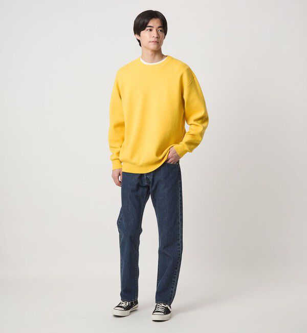 UNITED ARROWS green label relaxing「ダブルフェイス クルーネック ニット」|ニット・セーター|