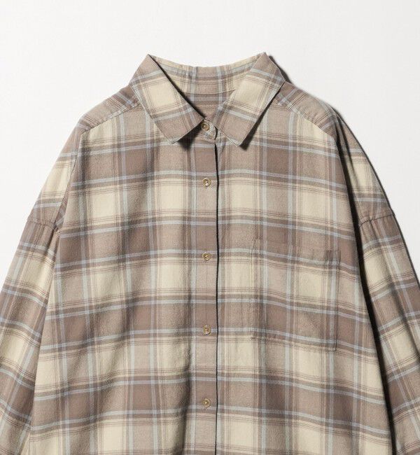 UNITED ARROWS green label relaxing「コットン ネル チェック シャツ」|シャツ・ブラウス|