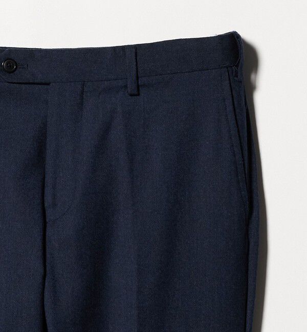 UNITED ARROWS green label relaxing「GLR CLOTH フラノ無地 アジャスター NP スラックス -ストレッチ-」|スラックス|