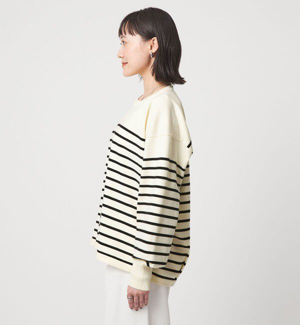 UNITED ARROWS green label relaxing「バックフォルム ニット プルオーバー マシンウォッシャブル」|ニット・セーター|