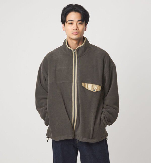 UNITED ARROWS green label relaxing「【WEB限定】＜GLR or＞バルーン フリース ジャケット」|カーディガン|DK.GRAY